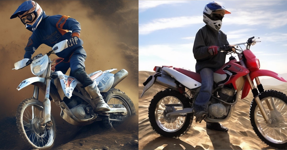 enduro dirt bike vs dual-sport bike